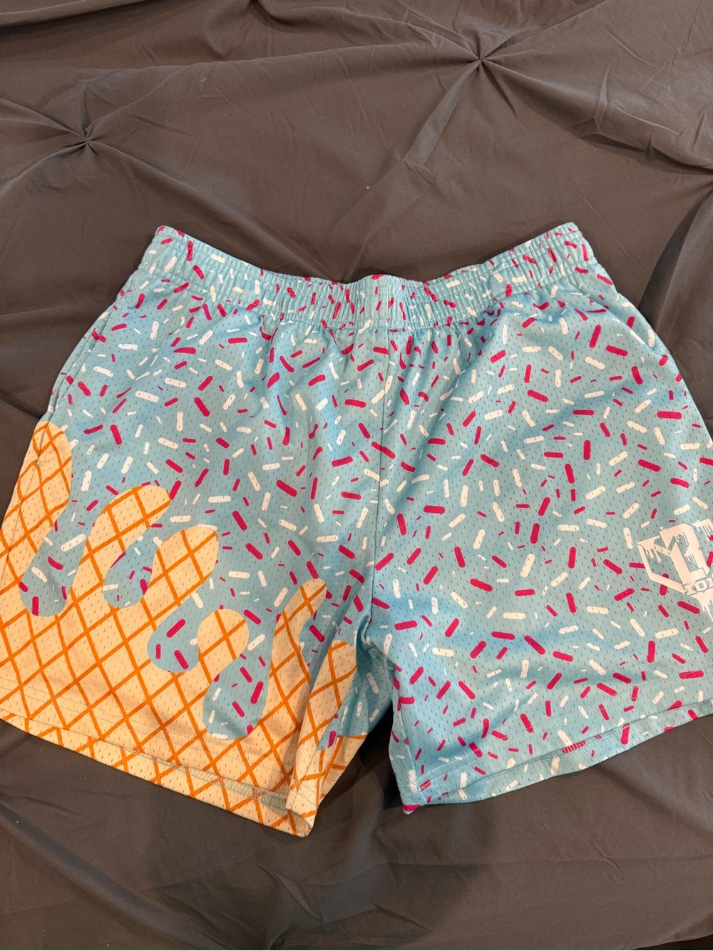 Men's Baseball Lifestyles 101 Light Blue (Cotton Candy) Patterned Shorts